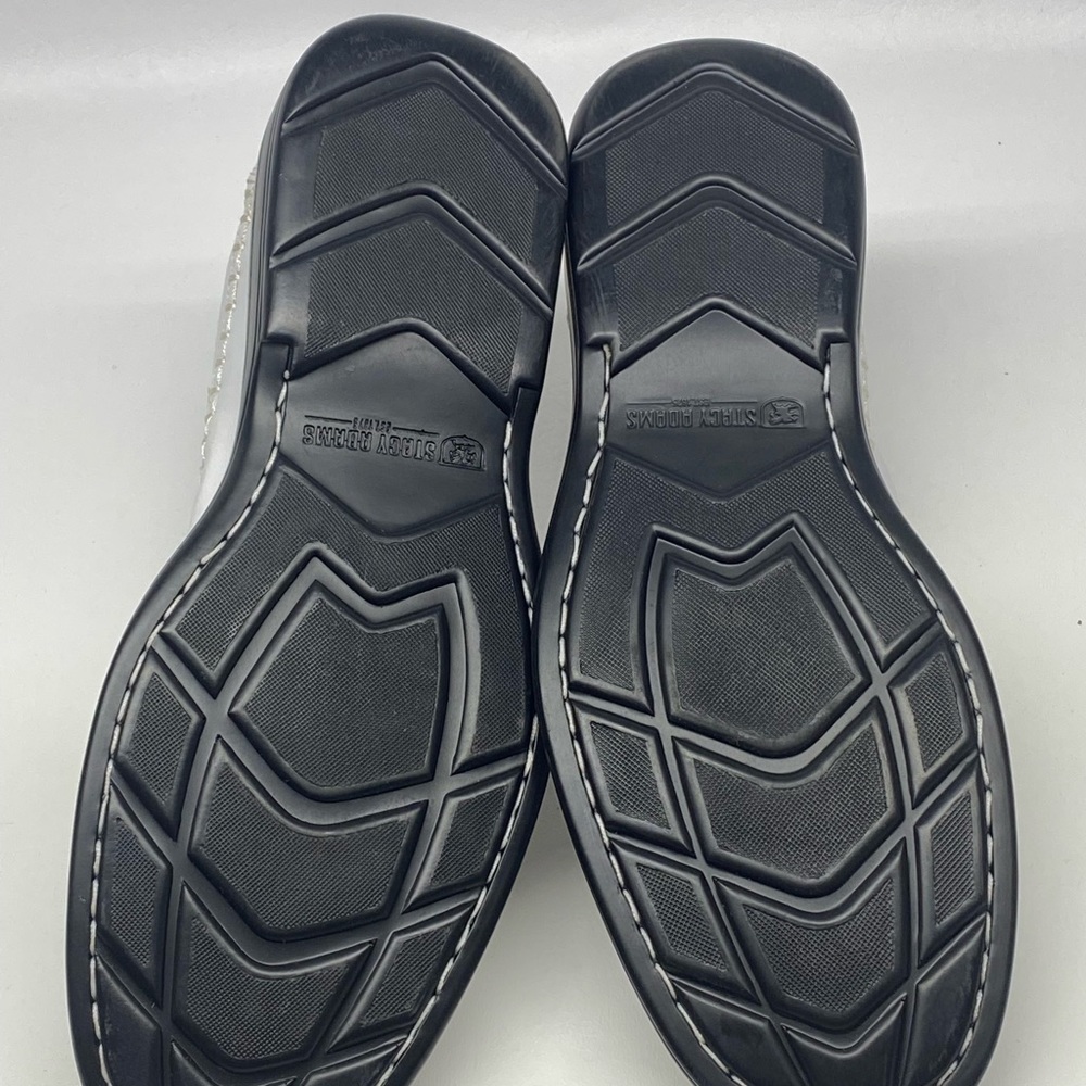 Stacy Adams Men's Biscayne Dress Moc Toe Slip On Sandals White 25025 10M. - Picture 6 of 6